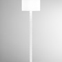 Stojací lampy - FAN I-SULTAN-PT-BCO Stojací lampa Sultan (bílá + samet) kov + samet, 1 x E27, 15 W; lampa pr. 40 x 20 cm, konstrukce 40 x 158 cm - FANEUROPE - foto 2
