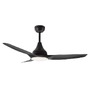 Ventilátory - NV 5267302 Stropní ventilátor se světlem SAMOA tělo z oceli matná černá a sklo 3ABS černé listy LED 18W 3000K - NOVA LUCE - foto 2