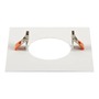 Pojistky, baterie, startéry - LA 1006146 Numinos® M montážní rámeček hranatý 240/120 mm bílý - BIG WHITE (SLV) - foto 2