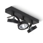 Bodová - RED R12330 KELLY III nástěnná černá 230V/12V G53 3x50W - RED - DESIGN RENDL - foto 2