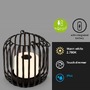 Na stůl - BRILO 7479015 LED nabíjecí stolní lampa, 13 cm, 2W, 150lm černá-zlatá - BRILONER - foto 2