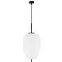 Koule - NV 9624073 Závěsné svítidlo LATO černý kov a opálové sklo E27 1x12W 230V IP20 bez žárovky - NOVA LUCE - foto 2