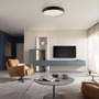 Kruhová - LD 14595-18 Kolekce Schöner Wohnen LED stropní svítidlo TAVOLI, černá, kruhové průměr 49cm, stmívatelné, dálkový ovladač, 2700-6500K - JUST LIGHT - foto 2