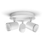 SmartHome Paul Neuhaus - PH 34181/31/P6 Hue White Ambiance Bodové koupelnové svítidlo Philips Adore BT 34181/31/P6 LED GU10 3x5W 3x350lm 2200-6500K IP44 230V, bílé s dálkovým ovladačem a Bluetooth - PHILIPS - foto 2