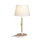Stolní lampy dekorační - RED R14038 KEITH/ALVIS 24 stolní s USB krémově bílá buk 230V E27 7W - RED - DESIGN RENDL - foto 2