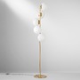 Stojací lampy - FAN I-RIPPLE-PT5-ORO Stojací lampa Piantana Ripple zlatá, 5xE27, 32,5 x 160 cm - FANEUROPE - foto 2
