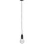 Subtilní - NV 9536417 Závěsné svítidlo VEDA černý kov a čiré sklo G9 1x6W 230V IP20 bez žárovky - NOVA LUCE - foto 2
