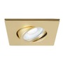 Pro zapuštěná svítidla - LA 1007194 UNIVERSAL DOWNLIGHT kryt pro downlight IP20, výkyvný, hranatý, matně zlatý - BIG WHITE (SLV) - foto 2