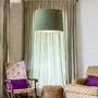Kónická - FARO 64314-46 SAMBA závěsné svítidlo, černá/skládaná zelená, pr.450 - FARO - foto 2