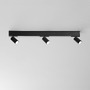 Bodová - FAN LED-ORIENTED-5-NER Nástěnné svítidlo LED ORIENTED černá 3 x GU10 + LED 2 x 8 W 1180 lm CCT 90 x 18 x 10 cm - FANEUROPE - foto 2