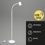 Stojací lampy - BRILO 1476016 Stojací svítidlo, 127,5 cm, 1x GU10, max. 9W, bílé - BRILO - foto 2