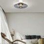 Kruhová - PN 6083-15 LED nástěnné a stropní svítidlo PURE Vitrum 2700K platina / kouřová - PAUL NEUHAUS - foto 2
