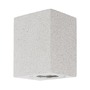 Nástěnná - NV 9790541 Venkovní nástěnné svítidlo FUENTO bílý pískovec skleněný difuzor GU10 1x7W IP65 100-240V bez žárovky světlo dolů - NOVA LUCE - foto 2