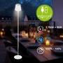 Stojací lampy - BRILO 1507016 Coloris RGBW LED stojanová bezdrátová lampa, stmívatelná, dotykový vypínač, bílá - BRILO - foto 2