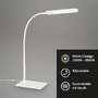Stolní lampy pracovní - BRILO 7389016 CCT LED stolní lampa, 23 cm, 8 W, bílé (starý kód: BRILO 7389-016) - BRILO - foto 2