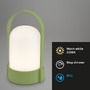 Stolní lampy dekorační - BRILO 7544019 Asa stolní lampička - 1W, 50lm, bezdrátová, LED, stmívatelné, teplá bílá, limetkově zelená - BRILO - foto 2