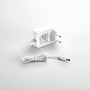 Stabilizované napětí - FAN STRIP-ADAT-12W Adaptér konst. napětí 12 W 12 V OUTPUT 12 V 1 A INPUT 110-240 V 0,5 A 3,8x6,7x4,2 cm, kabel 150 cm - FANEUROPE - foto 2