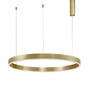 Kruhová - NV 9190655 Závěsné svítidlo MOTIF zlatý mosazný hliník a akryl LED 55W 230V 3000K IP20 stmívatelné - NOVA LUCE - foto 2