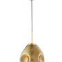 Koule - NV 9190403 Závěsné svítidlo LAVA zlatý kov ručně vyrobené zlaté sklo E27 1x12W 230V IP20 bez žárovky - NOVA LUCE - foto 2