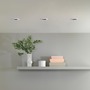 Hranatá - AST 1434004 Downlight svítidlo Pinhole Slimline Square nastavitelné protipožární 6W GU10 bílá - ASTRO Lighting - foto 2