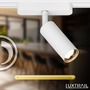 Lištové Briloner 48V - BRILO 8025046 Startovací sada lištový systém nízké napětí 200 cm, 2x 48V lišta, 4 LED spoty, s trafem, bílá - BRILO - foto 2