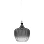 Koule - NV 9191242 Závěsné svítidlo LONI matný černý kov kouřové šedé sklo E27 1x12W 230V IP20 bez žárovky - NOVA LUCE - foto 2