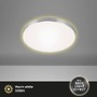Kruhová - BRI 3443-219 LED stropní svítidlo, pr. 35,5 cm, 18 W, hliník-bílé - BRILONER - foto 2