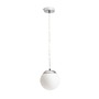 Koupelnová - RED R13692 BOLLY 17 závěsná opálové sklo/chrom 230V LED E27 15W IP44 - RED - DESIGN RENDL - foto 2