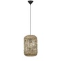 Válec - NV 9586507 Závěsné svítidlo GRIFFIN sušený vodní hyacint černý kabel E27 12W 230V IP20 bez žárovky - NOVA LUCE - foto 2