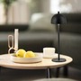 Stolní lampy dekorační - LD 19244-18 Kolekce Schöner Wohnen LED bateriové stolní svítidlo BELLIES, černá, nabíjecí přes USB, 3000K - JUST LIGHT - foto 2