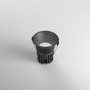 Kruhová - FAN INC-QUARK-R18DA-NER Zápustné svítidlo Quark R18DA, černé, 18 W, 3000–4000 K, pr. 100 x 95 mm - FANEUROPE - foto 2