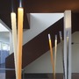 Stojací lampy - VIABI VB4.501.10+11 AKCE - Stojací lampa Bamboo 3000K 2,8W + 2700K 11,6W bílá + oranžová - Viabizzuno - foto 2
