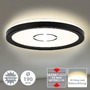 Kruhová - BRI 3175-015 Slim svítidlo LED panel pr. 19 cm 12W 1400lm černá - BRILONER - foto 2
