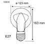 E27 - P 29240 Floating Shine Standard 230V LED Globe E27 4W 1800K stmívatelné kouřové sklo - PAULMANN - foto 2