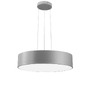 Kruhová - NV 616804 Závěsné svítidlo RODA šedý hliník akrylový difuzor LED 46W 230V 3000K IP20 - NOVA LUCE - foto 2
