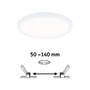 Koupelnová - P 93036 LED vestavné svítidlo Areo VariFit IP44 kruhové 175 13W 4.000K bílá - PAULMANN - foto 2