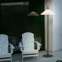 Sloupková - FARO 71569-01 SAIGON šedá/bílá stojací lampa 2M R55 - FARO - foto 2