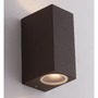 Nástěnná - FAN I-QUBO-AP2 BRO Venkovní nástěnné svítidlo Qubo kortenové, 2xGU10, IP54, 15,1 x 9,3 x 6,7 cm - FANEUROPE - foto 2
