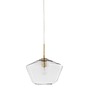 Kónická - NV 9426733 Závěsné svítidlo PRISMA čiré sklo zlatý kov E27 1x12W 230V IP20 bez žárovky - NOVA LUCE - foto 2