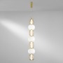 Dekorativní - FAN LED-TOTEM-S7 Závěsné svítidlo LED TOTEM zlatá 42 W 4000 lm 3000 K 110 x 163 cm - FANEUROPE - foto 2