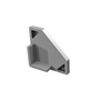 Krytky pro Al profily - LA 1004893 GRAZIA 10 EDGE koncová krytka alu - BIG WHITE (SLV) - foto 2