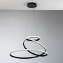 Dekorativní - FAN LED-COASTER-S-NER Závěsné LED svítidlo COASTER černá, 60 W, 8000 lm, CCT, 60 x 150 cm - FANEUROPE - foto 2