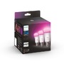 SmartHome Paul Neuhaus - PH 8719514328389 Hue Bluetooth LED White and Color Ambiance set 3ks žárovek Philips 8719514328389 E27 A60 3x6,5W 3x800lm 2000-6500K RGB bílé stmívatelné - PHILIPS (929002489603) - foto 2