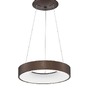 Kruhová - NV 9453433 Závěsné svítidlo RANDO THIN broušený kávově hnědý hliník a akryl LED 30W 230V 3000K IP20 stmívatelné - NOVA LUCE - foto 2