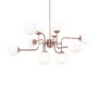 Koule - M MOD221-PL-12-G Lustr Erich 12xE14 480W bílá mosaz kov sklo - MAYTONI - foto 2