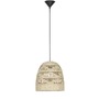Kónická - NV 9586505 Závěsné svítidlo MARLO přírodní ratan černý kabel E27 1x12W 230V IP20 bez žárovky - NOVA LUCE - foto 2