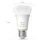 SmartHome Paul Neuhaus - PH 8719514291232 Hue Bluetooth LED White Ambiance set 3ks žárovek Philips + Hue Bridge + Hue Switch 8719514291232 E27 A60 8W 1100lm 2200-6500K stmívatelné - PHILIPS (929002468403) - foto 2