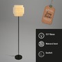 Stojací lampy - BRI 1851014 Papper stojanová lampa, stínidlo z přírodních vláken, nožní vypínač, přírodní - BRILONER - foto 2