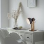 Stolní lampy dekorační - LD 15746-18 CUP 2.0 stolní lampa černá dřevo z akácie nastavitelná výška industriální - JUST LIGHT - foto 2