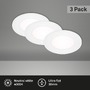 Kruhová - BRI 7125436 AKCE - 3ks sada LED vestavná svítidla pr. 8,6 cm 3x 3W bílé (starý kód: BRI 7125-436) - BRILONER - foto 2